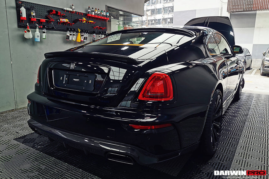 2016-2020 Rolls-Royce Wraith BKSSII Style Carbon Fiber Trunk Spoiler