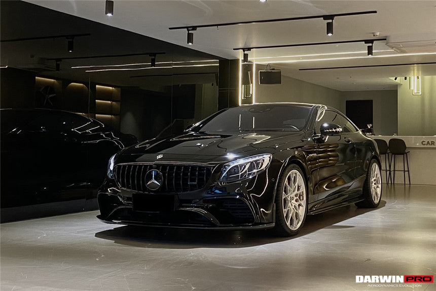 2018-2021 Mercedes Benz C217 S63/S65 AMG Coupe BKSS Style Carbon Fiber Front Lip