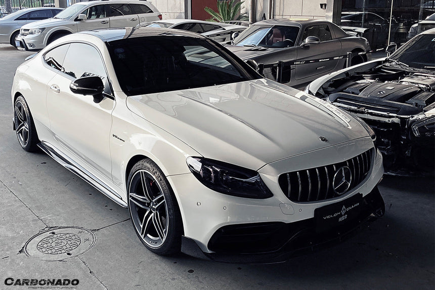 2015-2021 Mercedes Benz C-Class W205 Coupe PS Style Side Skirts