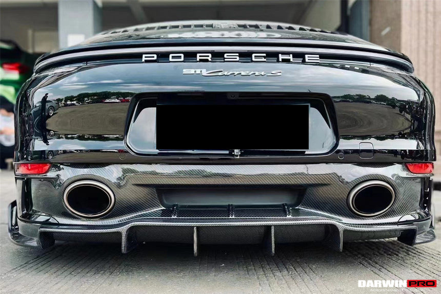2019-2023 Porsche 911 992 Carrera/Targa S/4/4S SD-Sport Design Modl BKSS Style Rear Lip