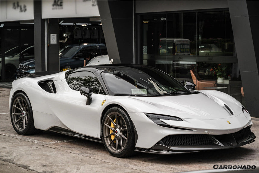 2020-UP Ferrari SF90 Stradale OE Style Autoclave Carbon Fiber Side Skirts