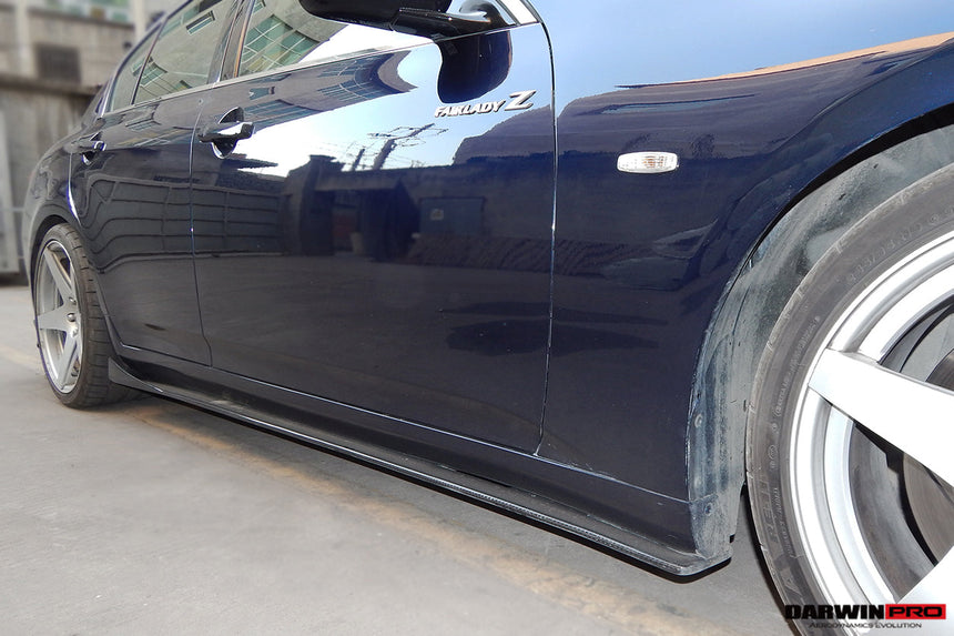 2007-2013 Infiniti G35/G37 Sedan BS Style Carbon Fiber Side Skirts Under Board