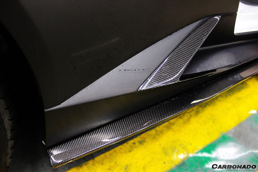 2015-2020 Lamborghini Huracan LP610 RZS Style Side Skirts Vent Canards