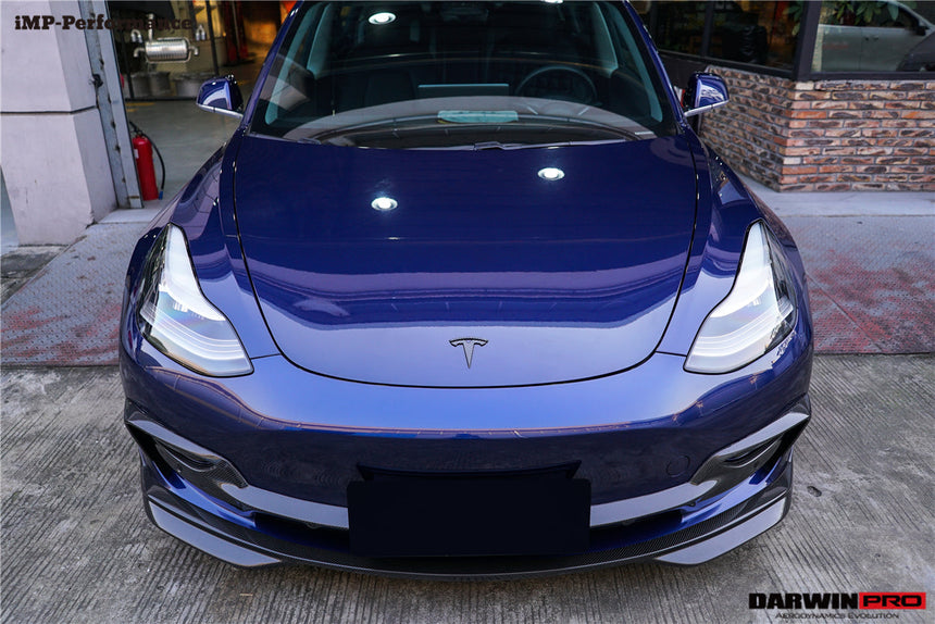 2017-2023 Tesla Model 3 IMP Performance Carbon Fiber Middle Front Lip