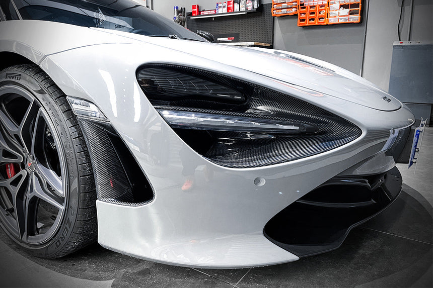 2017-2020 McLaren 720s Carbon Fiber Front Bumper Side Air Vents Replacement