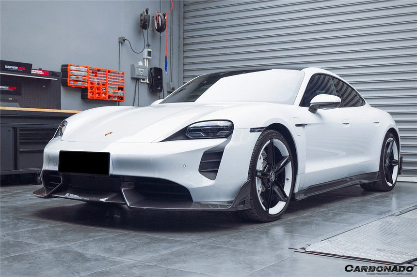 2019-2023 Porsche Taycan/4/4S/GTS/TURBO CADO Style Front Lip