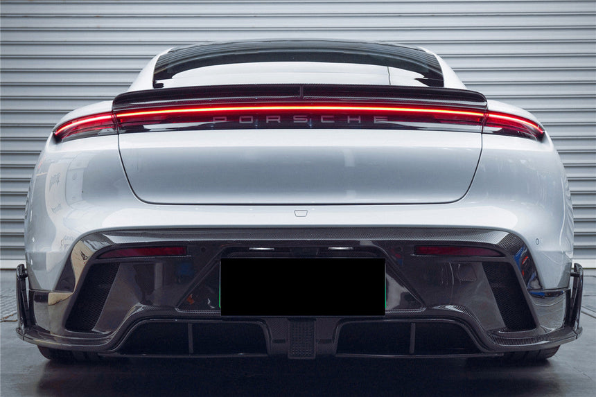 2019-2023 Porsche Taycan/4/4S/GTS/TURBO CADO Style Rear Diffuser