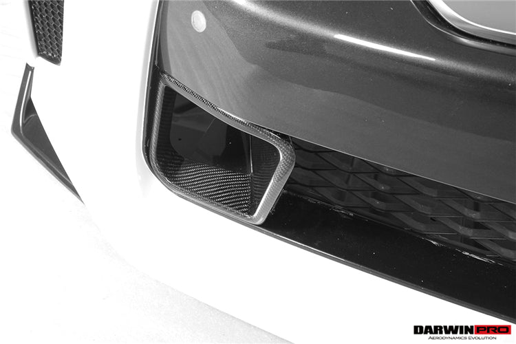 2017-2022 Nissan GTR R35 EBA BKSS Style Carbon Fiber Front Bumper Vents