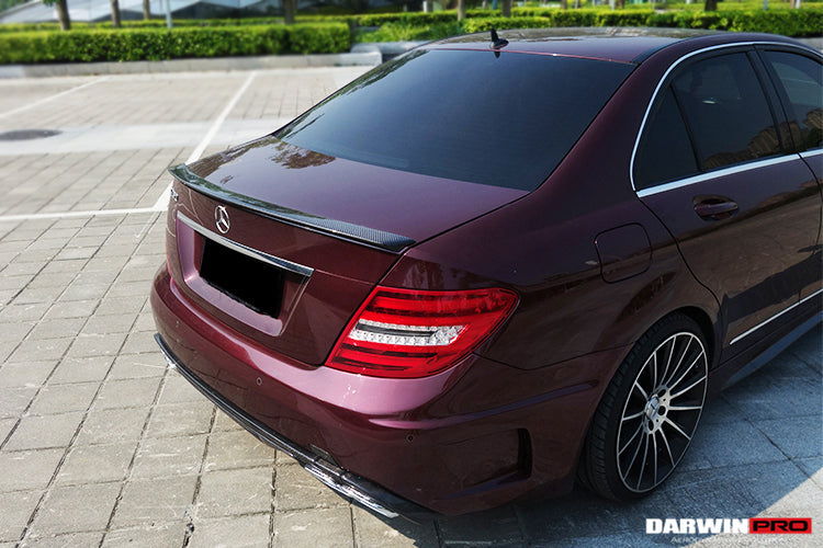 2008-2014 Mercedes Benz C Class W204 Sedan Trunk Spoiler