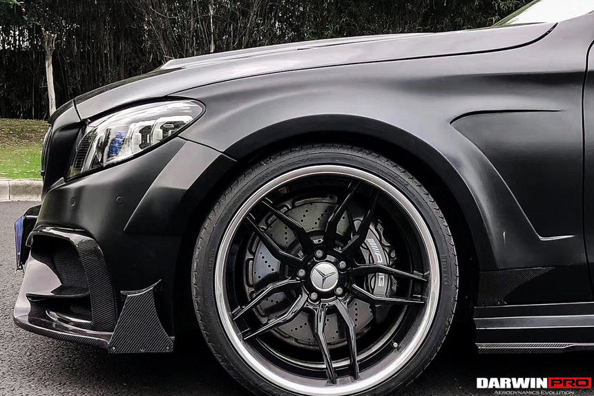 2019-2021 Mercedes Benz W205 C63/S AMG Sedan IMP Performance Partial Carbon Fiber Full Body Kit