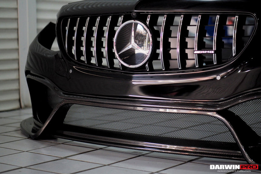 2015-2021 Mercedes Benz W205 C63/S AMG Sedan IMP Performance Partial Carbon Fiber front bumper