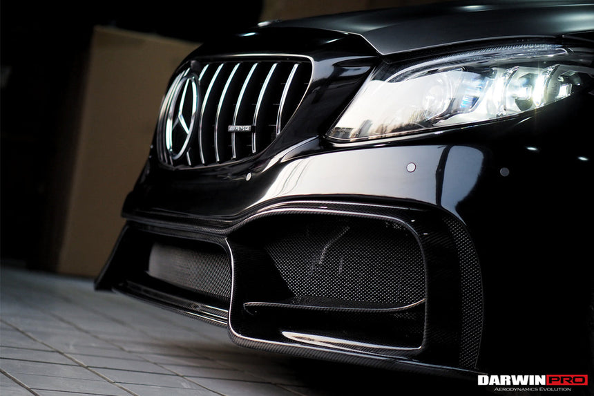 2015-2021 Mercedes Benz W205 C63/S AMG Sedan IMP Performance Partial Carbon Fiber front bumper