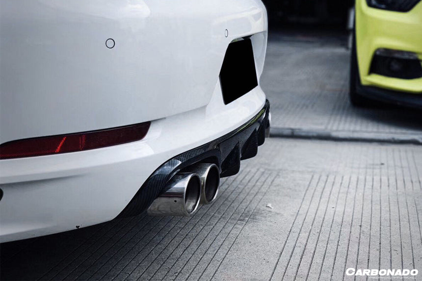 2016-2019 Porsche 911 991.2 Carrera/Targa/S/4S/GTS OD Style Quad Exhaust Rear Lip