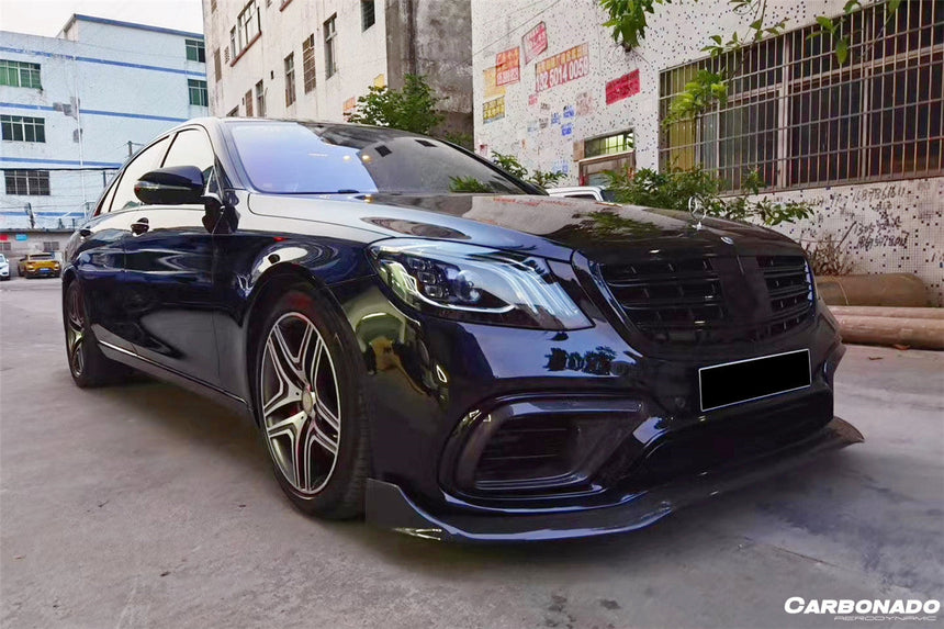 2017-2020 Mercedes Benz S63 W222 Sedan BRS Style Front Lip