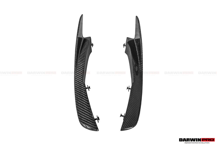 2017-2021 McLaren 720s Se²NWB Style Carbon Fiber Front Bumper Canards