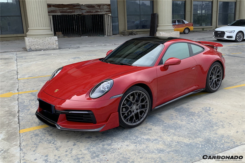 2019-2023 Porsche 911 992 Carrera/S/4/4S/Targa/Cabriolet WP Style Dry Carbon Fiber Side Skirts