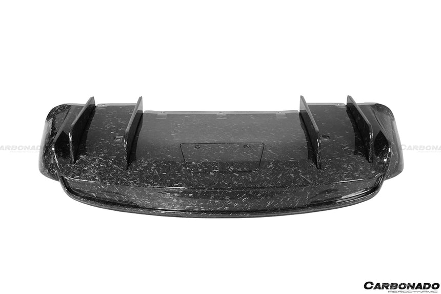 2016-2018 Tesla X SUV RZS Style Carbon Fiber Rear Diffuser