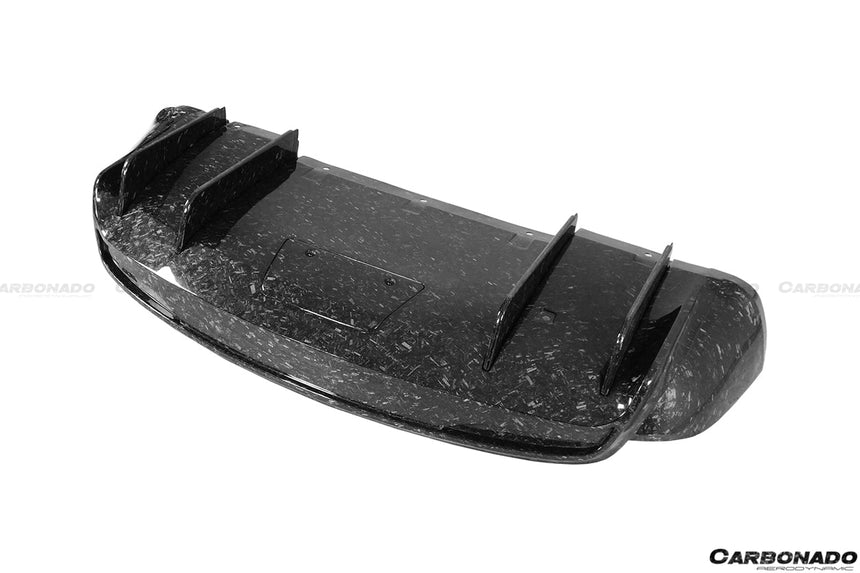 2019-2021 Tesla X SUV RZS Style Carbon Fiber Rear Diffuser