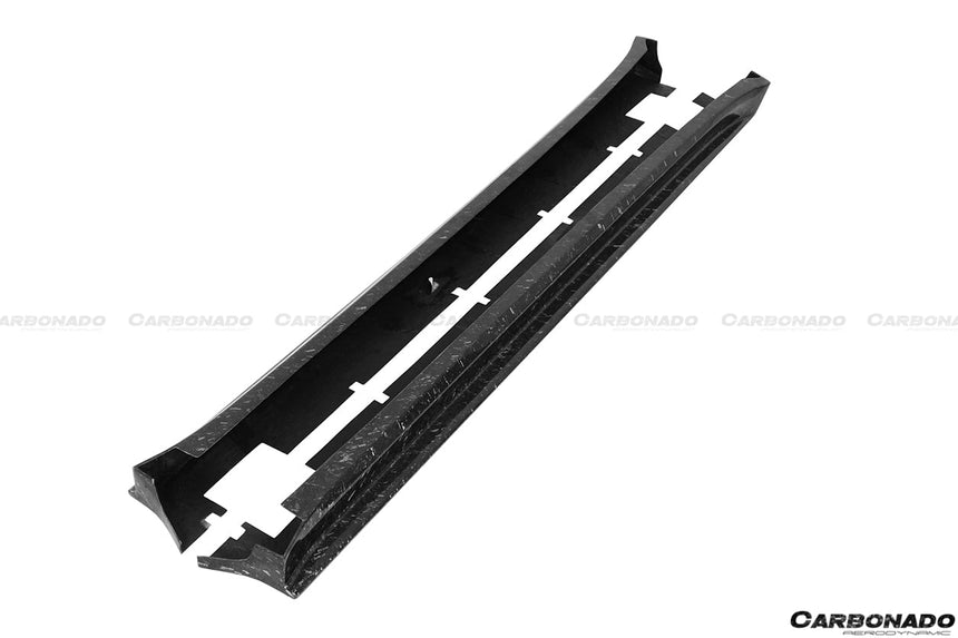 2016-2021 Tesla X SUV RZS Style Carbon Fiber Side Skirts