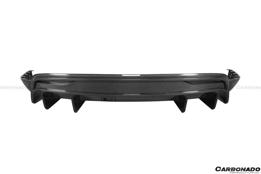 2016-2018 Tesla X SUV RZS Style Carbon Fiber Rear Diffuser