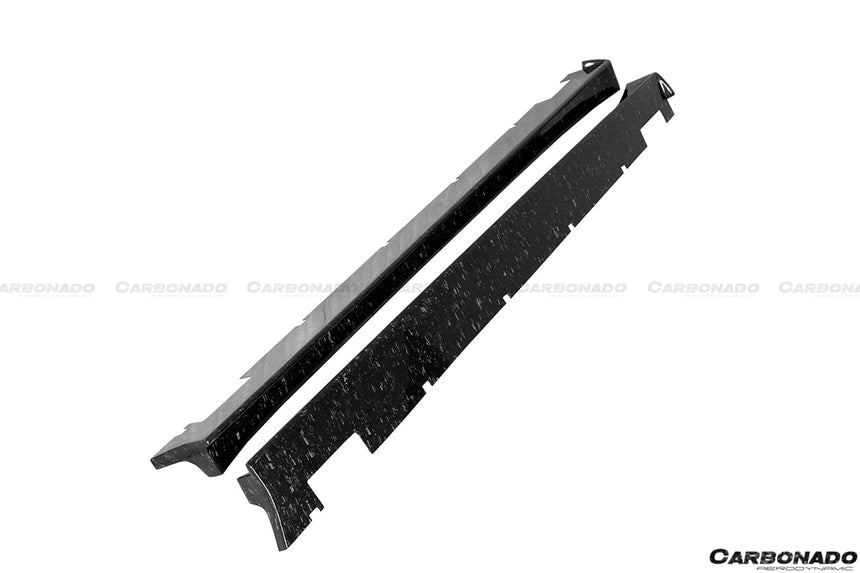 2016-2021 Tesla X SUV RZS Style Carbon Fiber Side Skirts