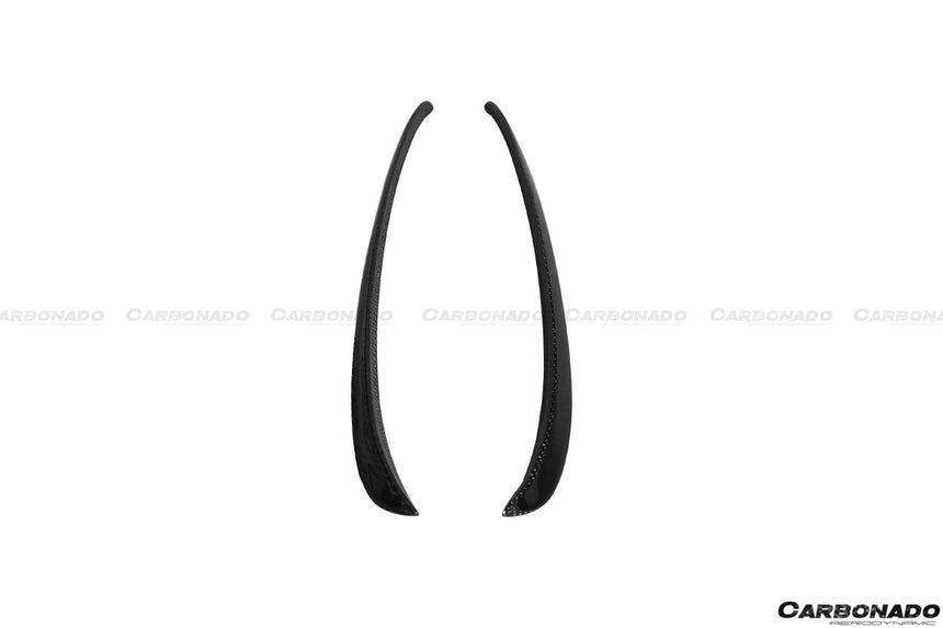2016-2021 Tesla X SUV RZS Style Carbon Fiber Front Canards